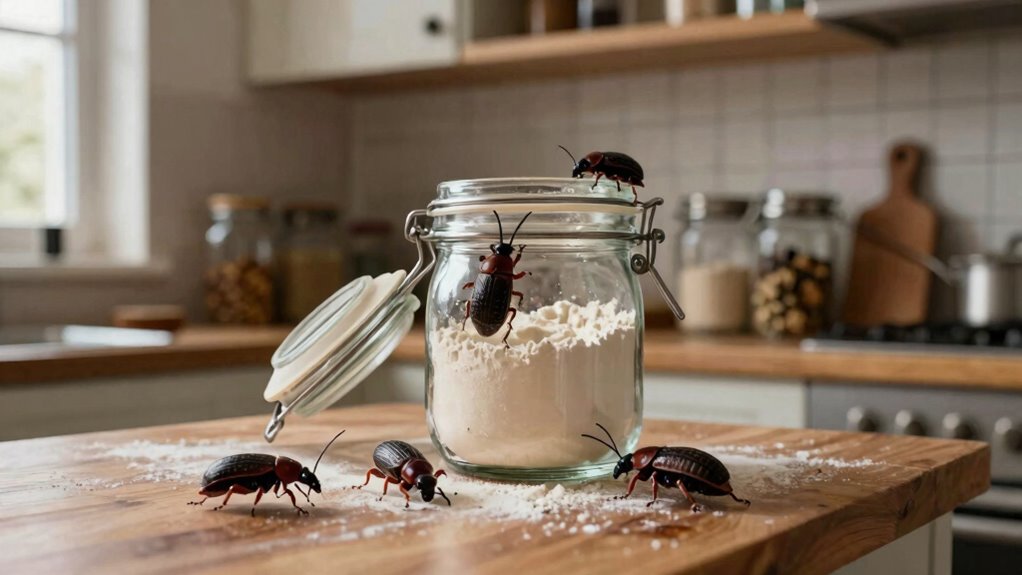 airtight container prevents weevils