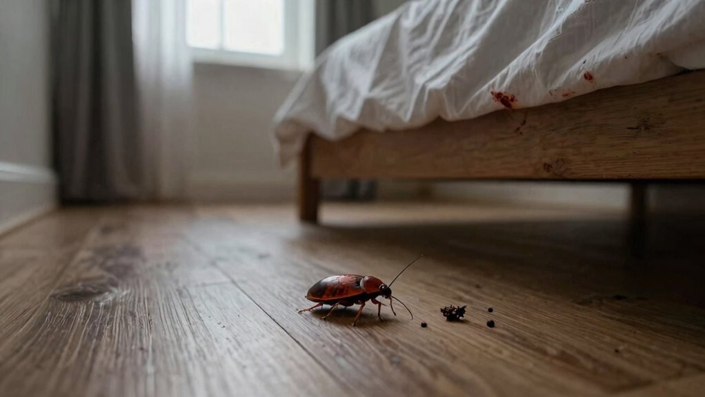 bed bug and carpet beetle signs