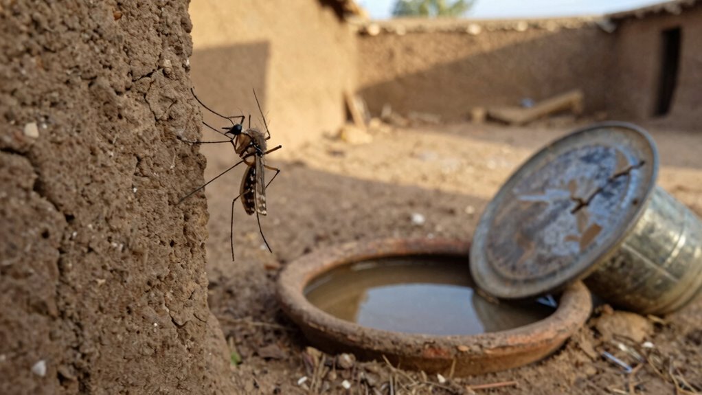 blood fed female mosquitoes