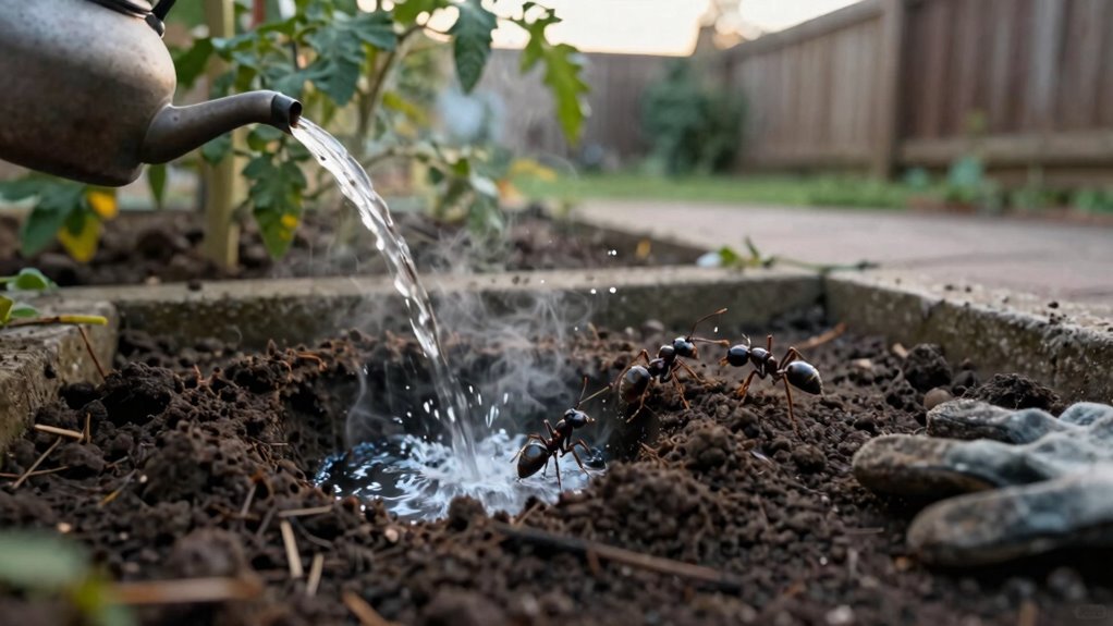 boiling water ant knockdown