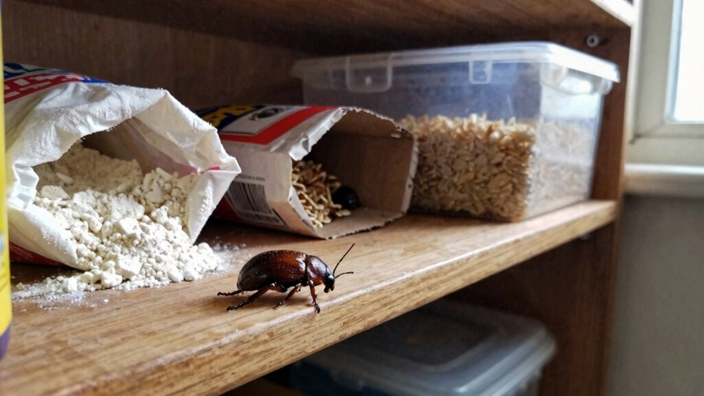 clean pantry stops beetles