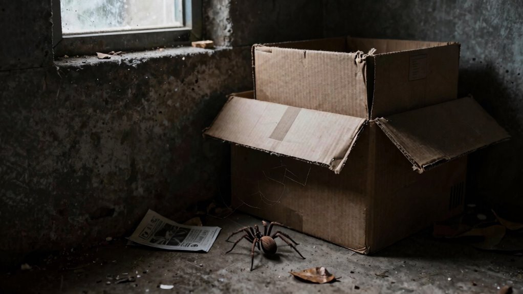 clear clutter prevent spiders