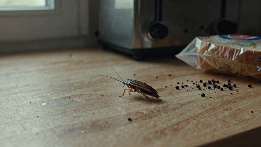 cockroach droppings health threat