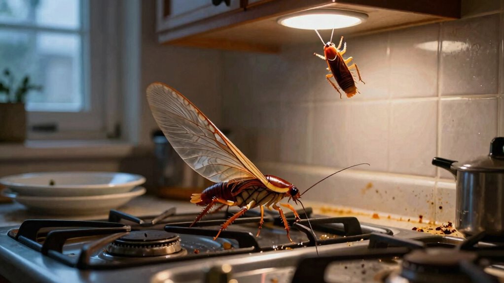 cockroach flight capabilities