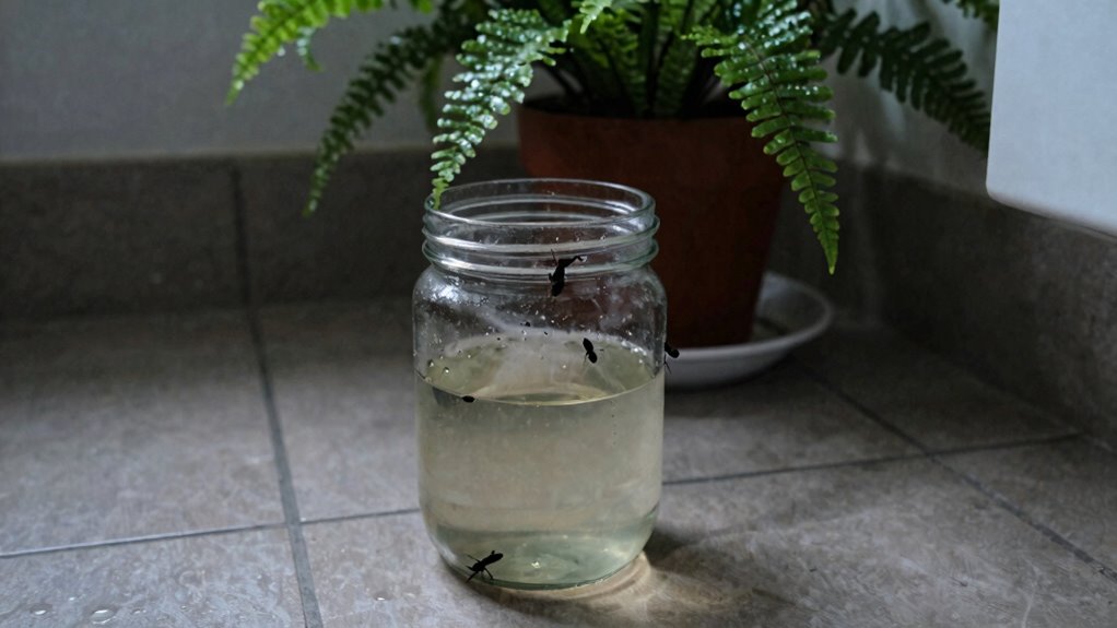 damp drains breed flies