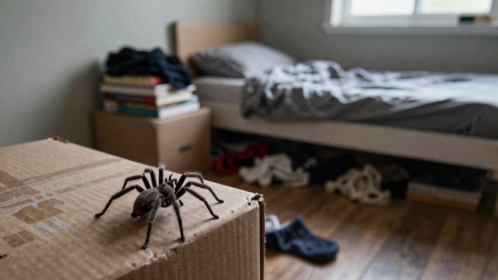 declutter spider hiding spots