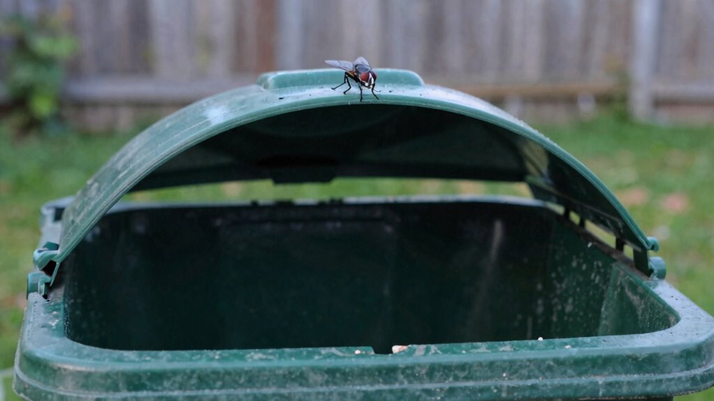 dry bins stop flies
