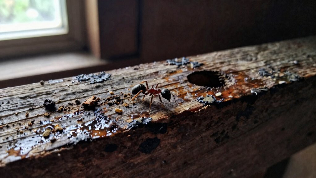 dry wood prevents ants