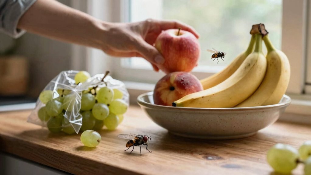 early harvest beats fruit flies