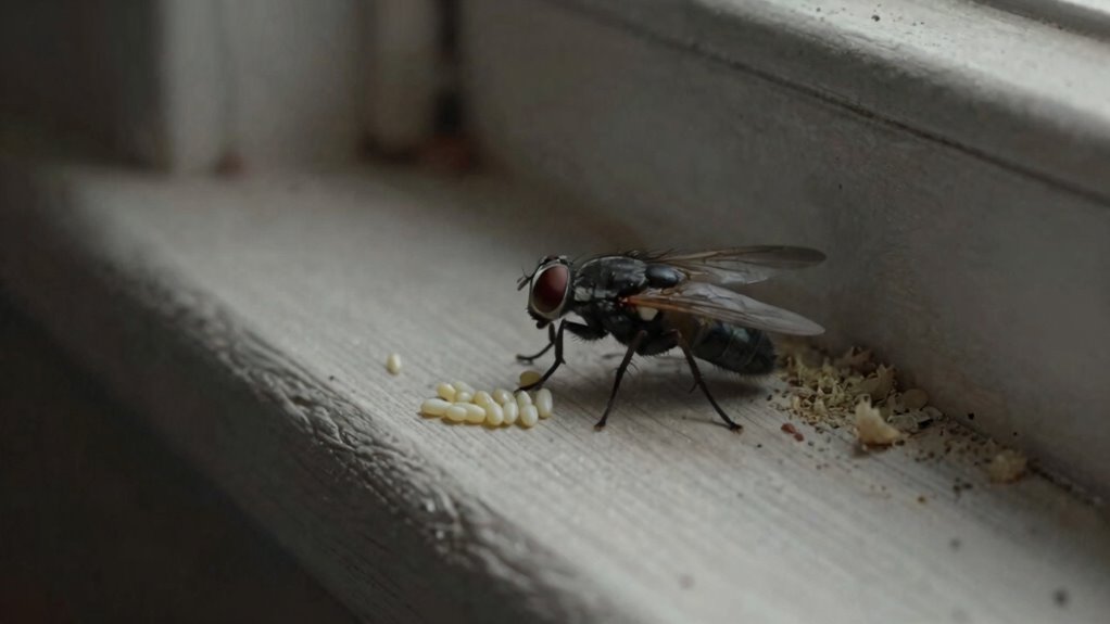 female fly lays 500 eggs