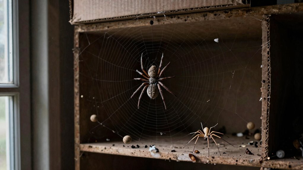 female spider longevity focus
