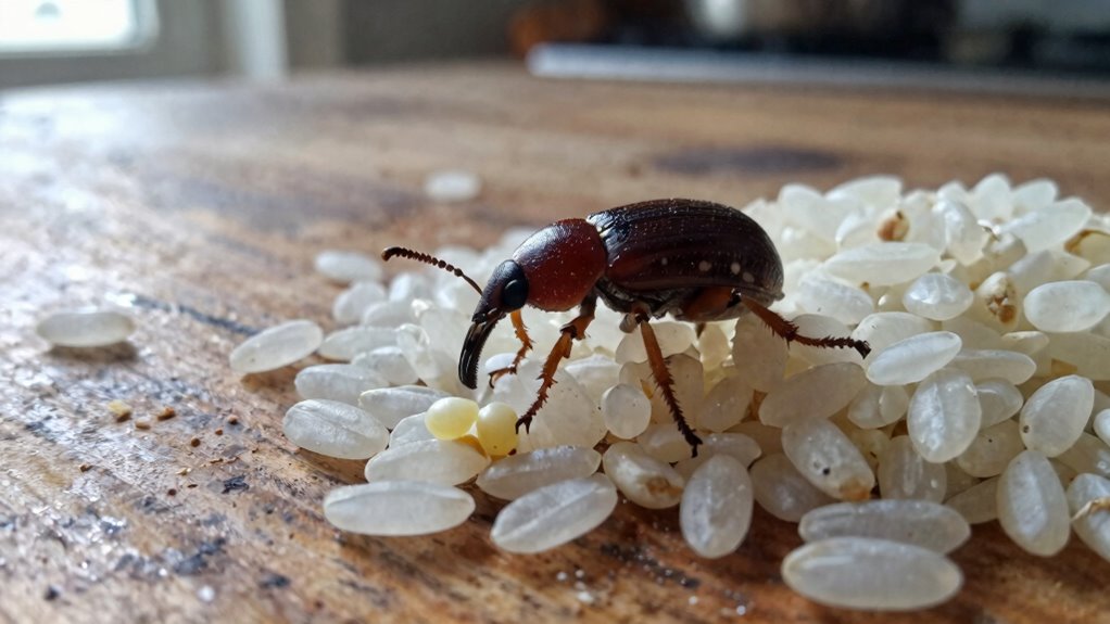 female weevil egg output