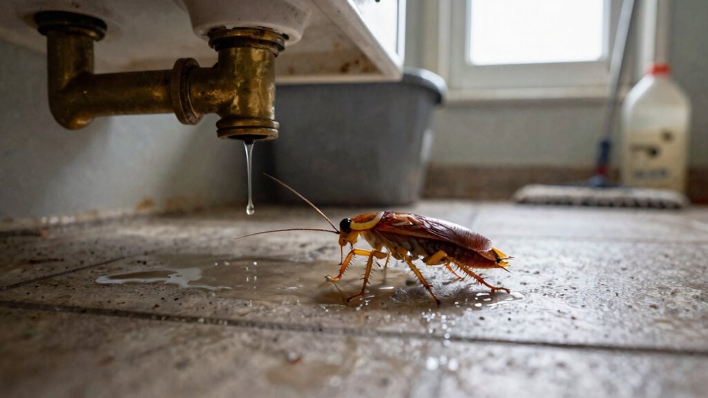 fix leaks stop roaches
