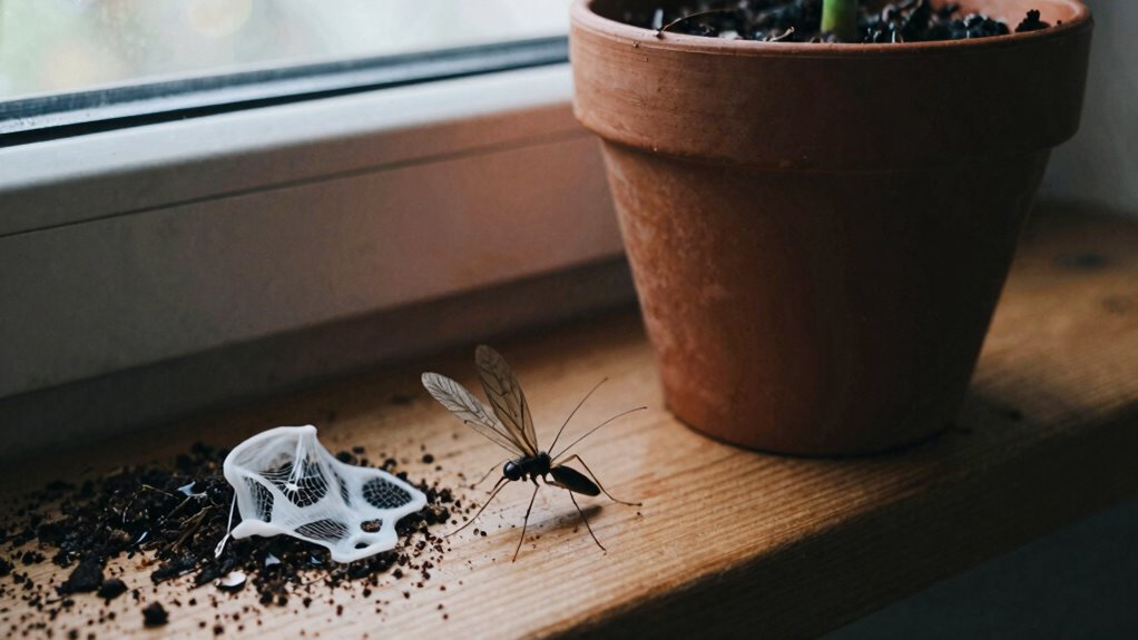 fungus gnats breed in soil