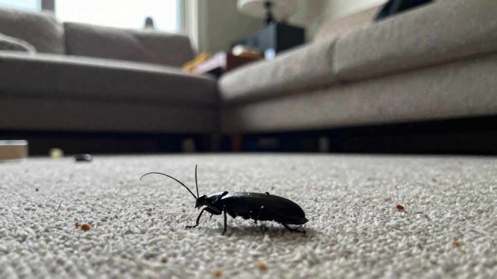 identifying long black pests