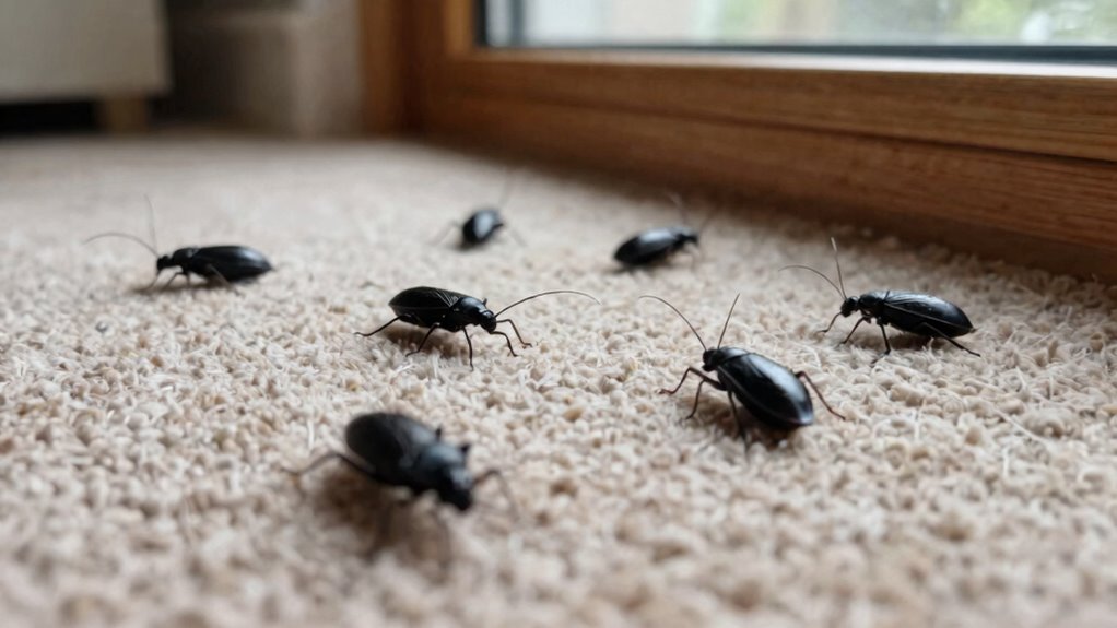 identifying long skinny black bugs