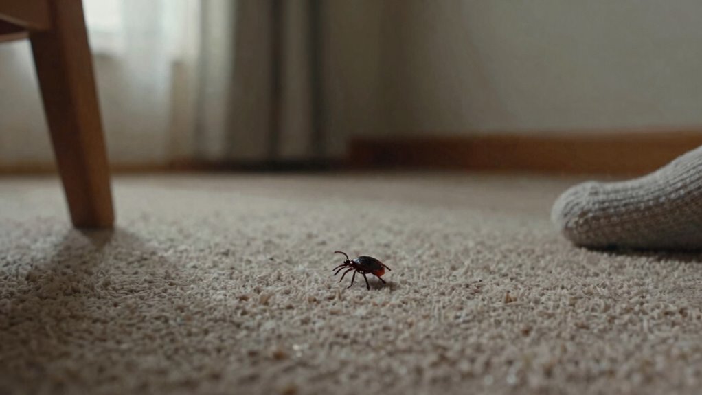 indoor tick survival times