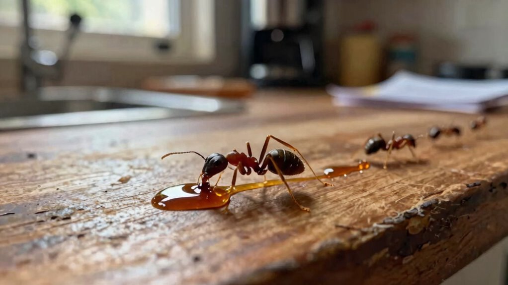 initial ant surge bait effectiveness
