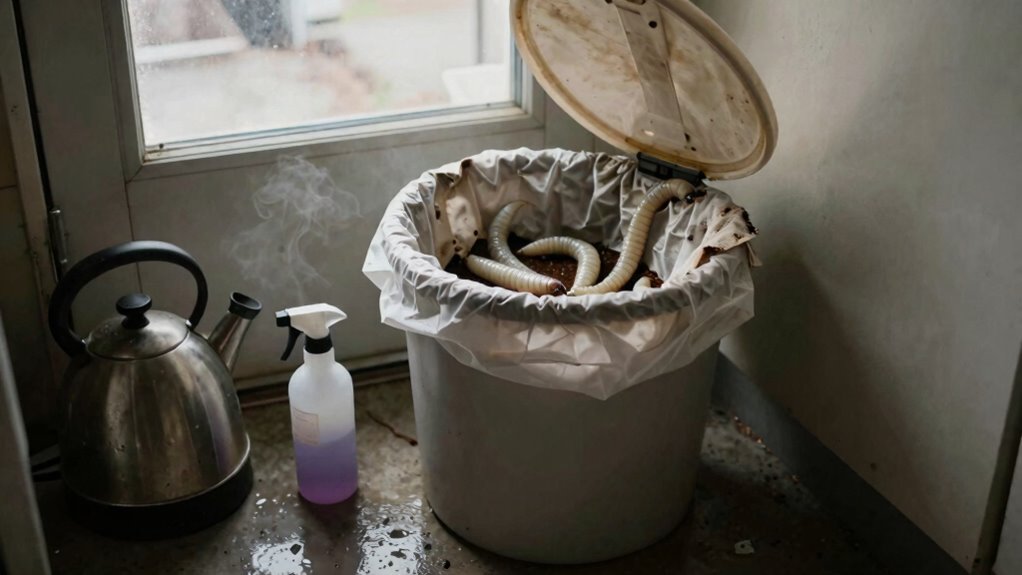 kill maggots instantly with