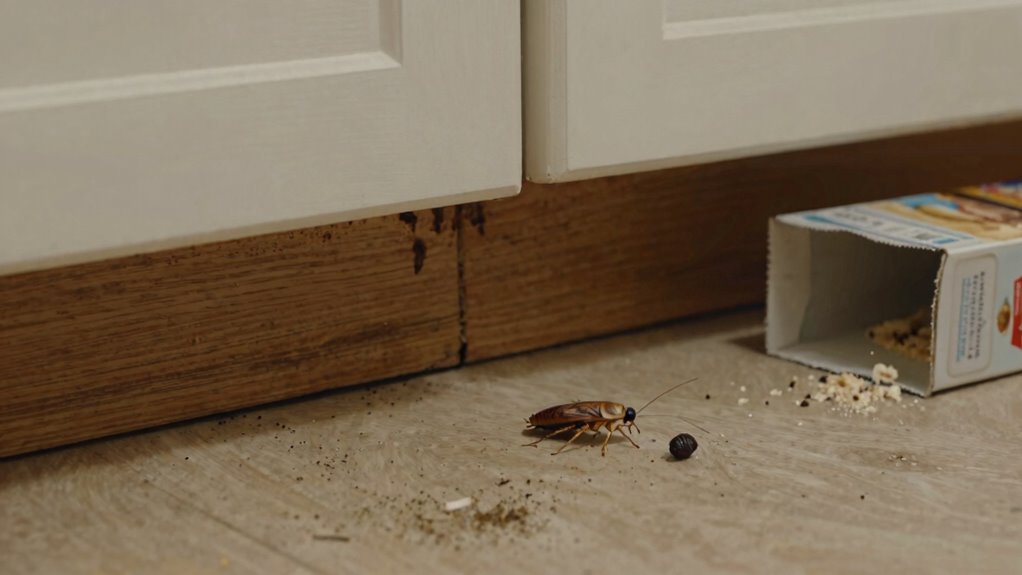 locating cockroach nest clues