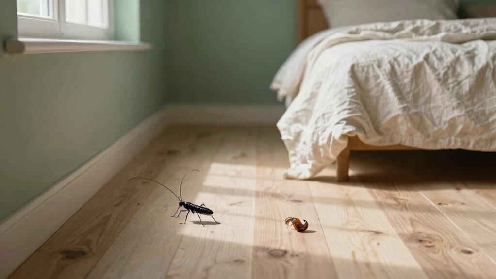 long skinny black bugs
