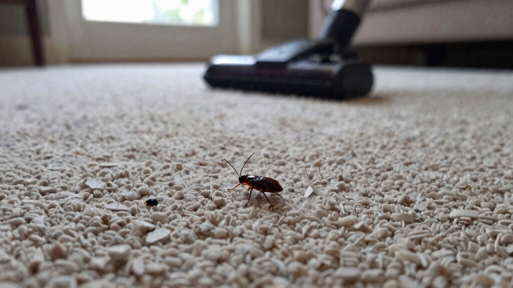 methodical slow multi angle vacuuming