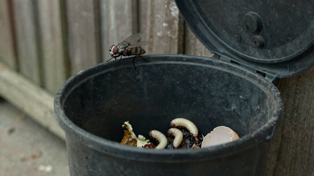 minimal maggot risk fly concern