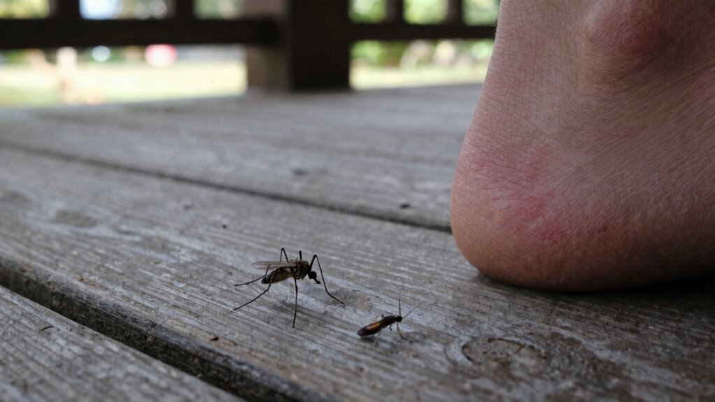 mosquito vs flea swelling