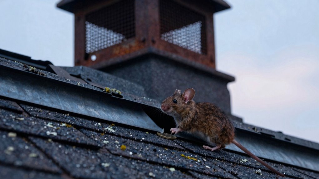 mouse entry points roof