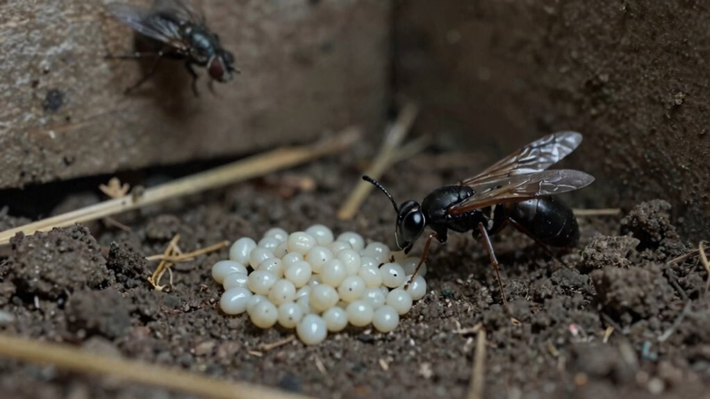 natural fly egg predators