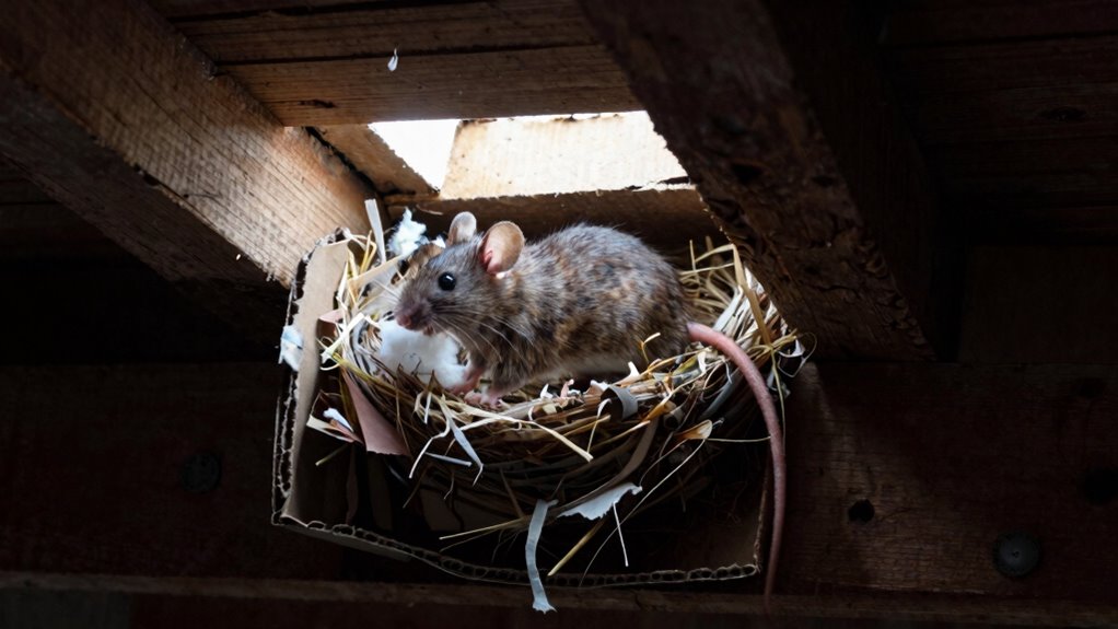 nesting materials hiding spots