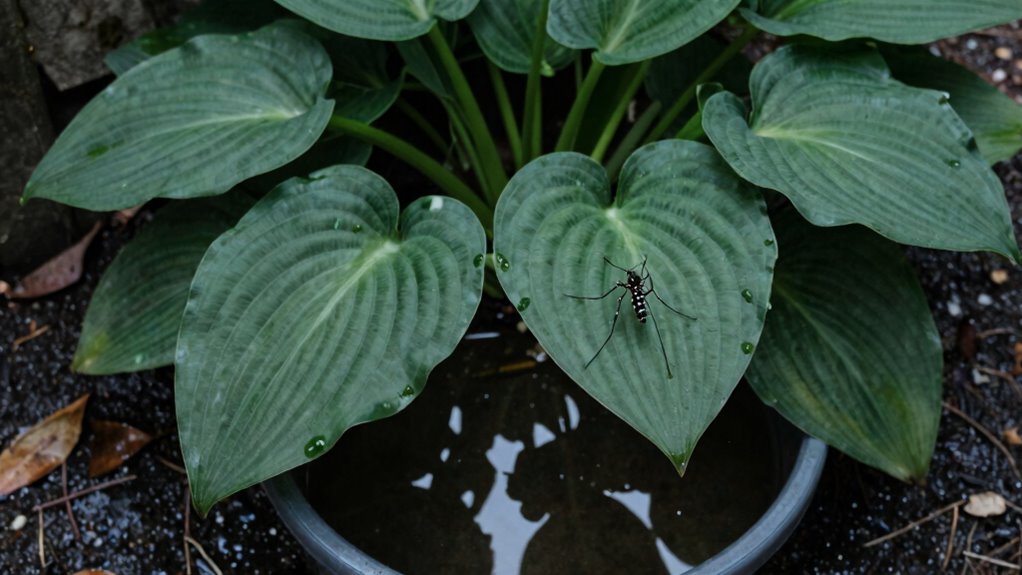 prevent standing water resting spots
