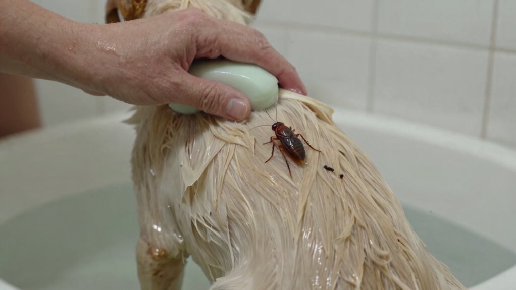 puppy flea bath routine