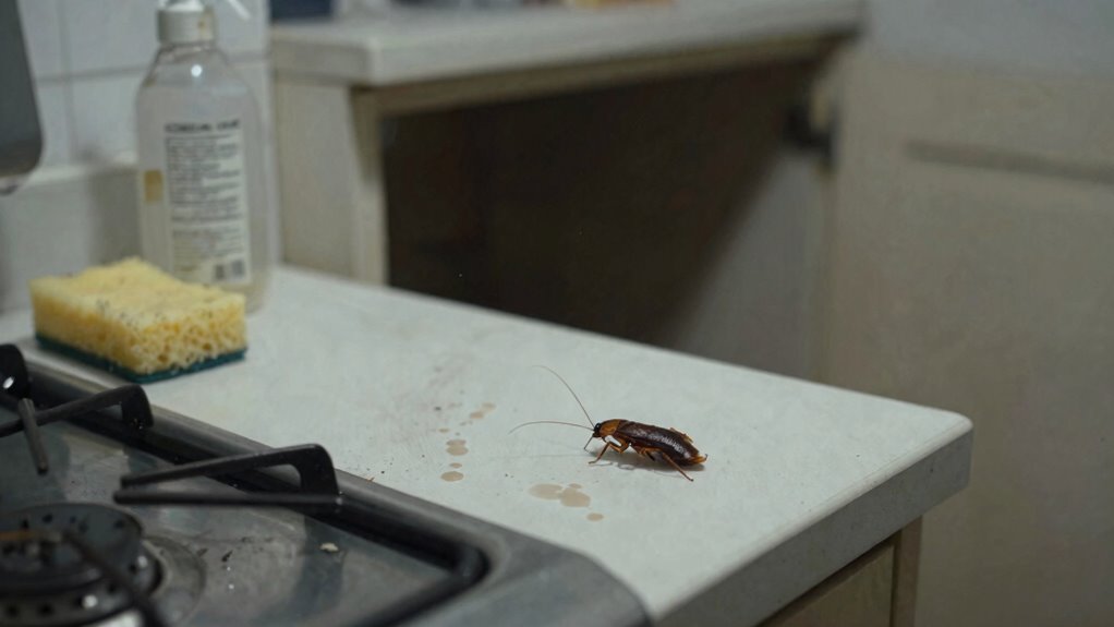 sanitize all kitchen surfaces