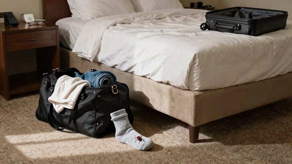 seal clothes keep items off beds