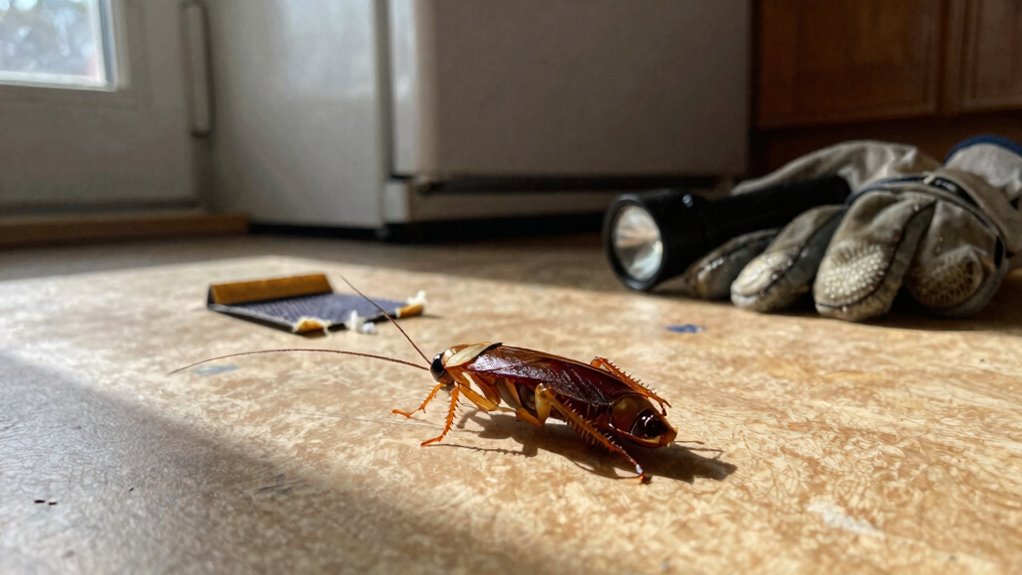 severe cockroach infestation requires pros
