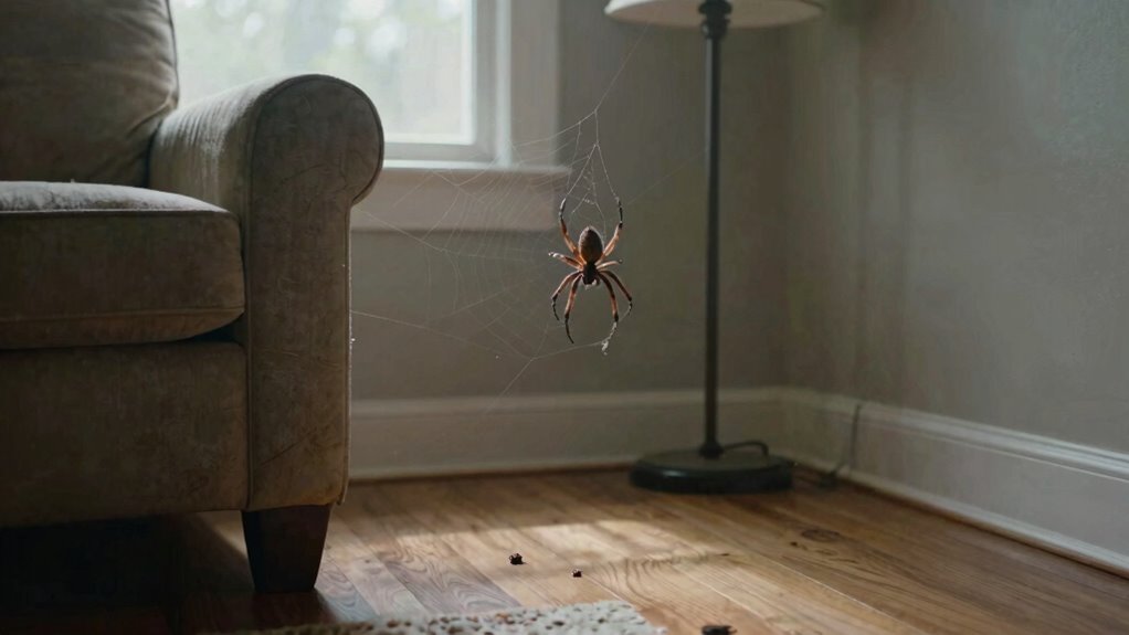 severe spider infestation signs