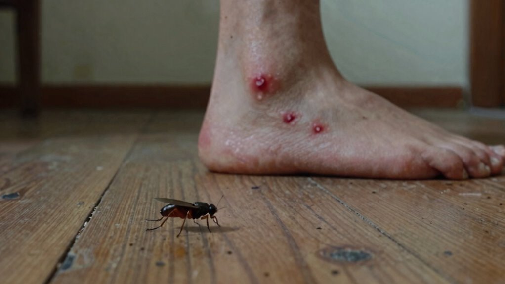 signs of flea infection