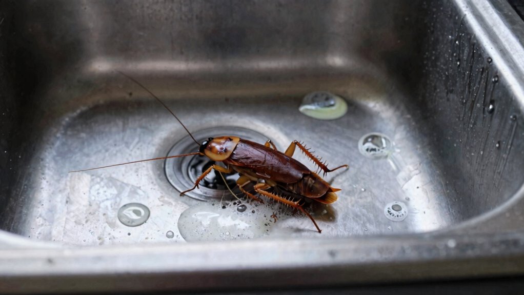 soap drowns roaches quickly
