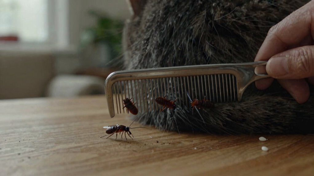 systematic flea combing