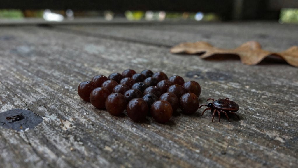 tick egg hatching patterns