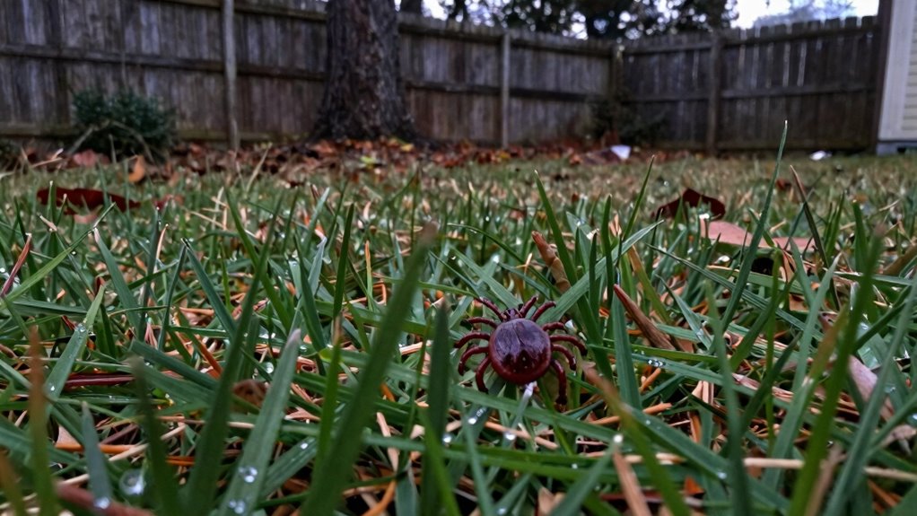 ticks outdoors fleas indoors