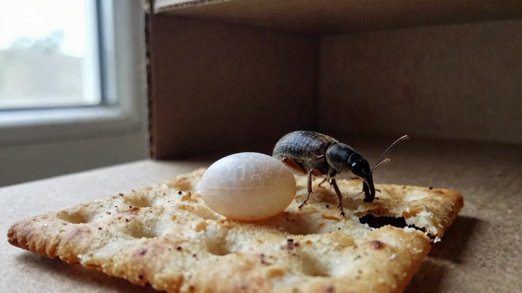 tiny white hidden eggs