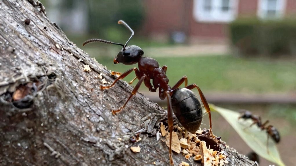 track ant trails to nest