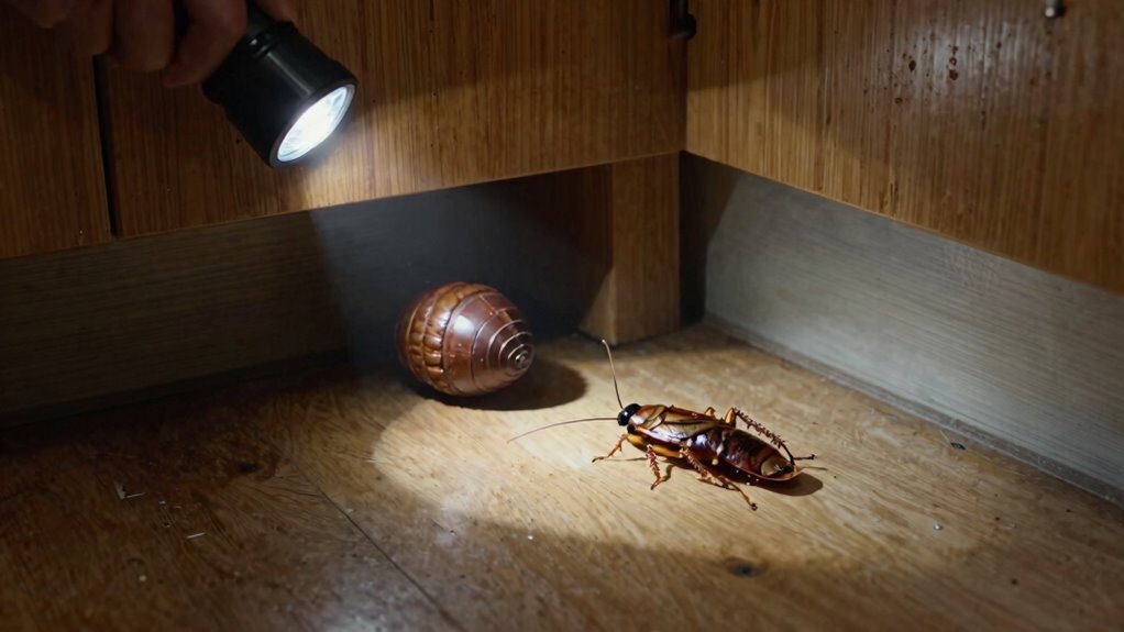 uv flashlight roach egg detection