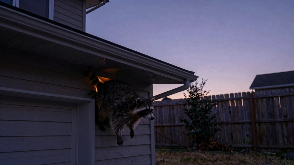 watch entry hole at dusk
